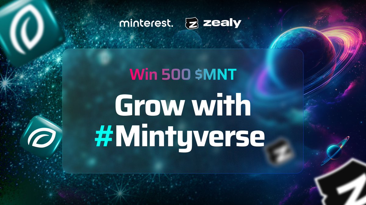 ⚡ Grow with #Mintyverse &amp; Win 500 $MNT

🌟 Are you ready to dive in?
The fun starts now - follow, create, &amp; engage to boost your rewards

👑 Top 5 scorers get 50 $MNT each
🎲 10 lucky participants get 25 $MNT each

💥 Don't miss out-claim your place at the top!
Join here