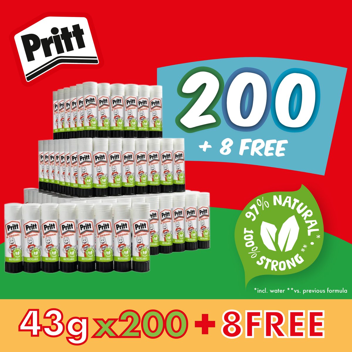 HopeEducationUK's tweet photo. Whether you're buying for the school year or to tie you over til term's end, Pritt's range of pack sizes makes shopping for your glue stick needs easy!😍

Shop now: https://t.co/jHzdS5JANf

#Prittstick #schoolcrafts #educationalsupplies #schoolsupplies https://t.co/ijbXDABICr