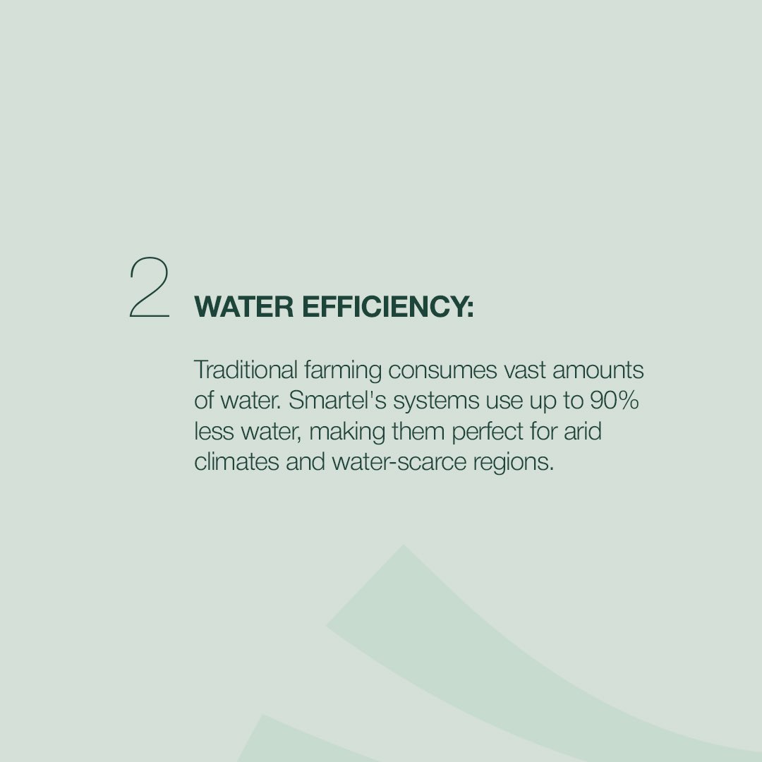 Smartelglobal's tweet image. Our climate-smart hydroponic systems 
transforms the way food is grown—making it more sustainable, efficient, and accessible for everyone……
We&apos;re paving the way for a future where healthy food is within everyone’s reach. 🌍 #SmartelImpact #SustainableFarming #FutureOfFood&quot;