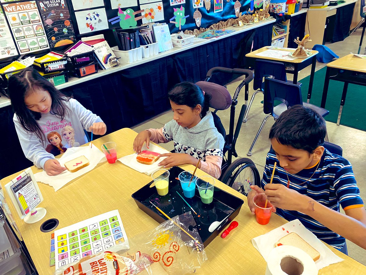 EastviewGAINS's tweet photo. Making Rainbow Bread 🌟@eastview_p https://t.co/h0TMmegHWm