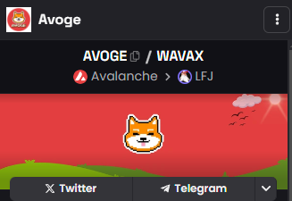 AvogeAVAX's tweet image. Dexscreener socials are now updated!