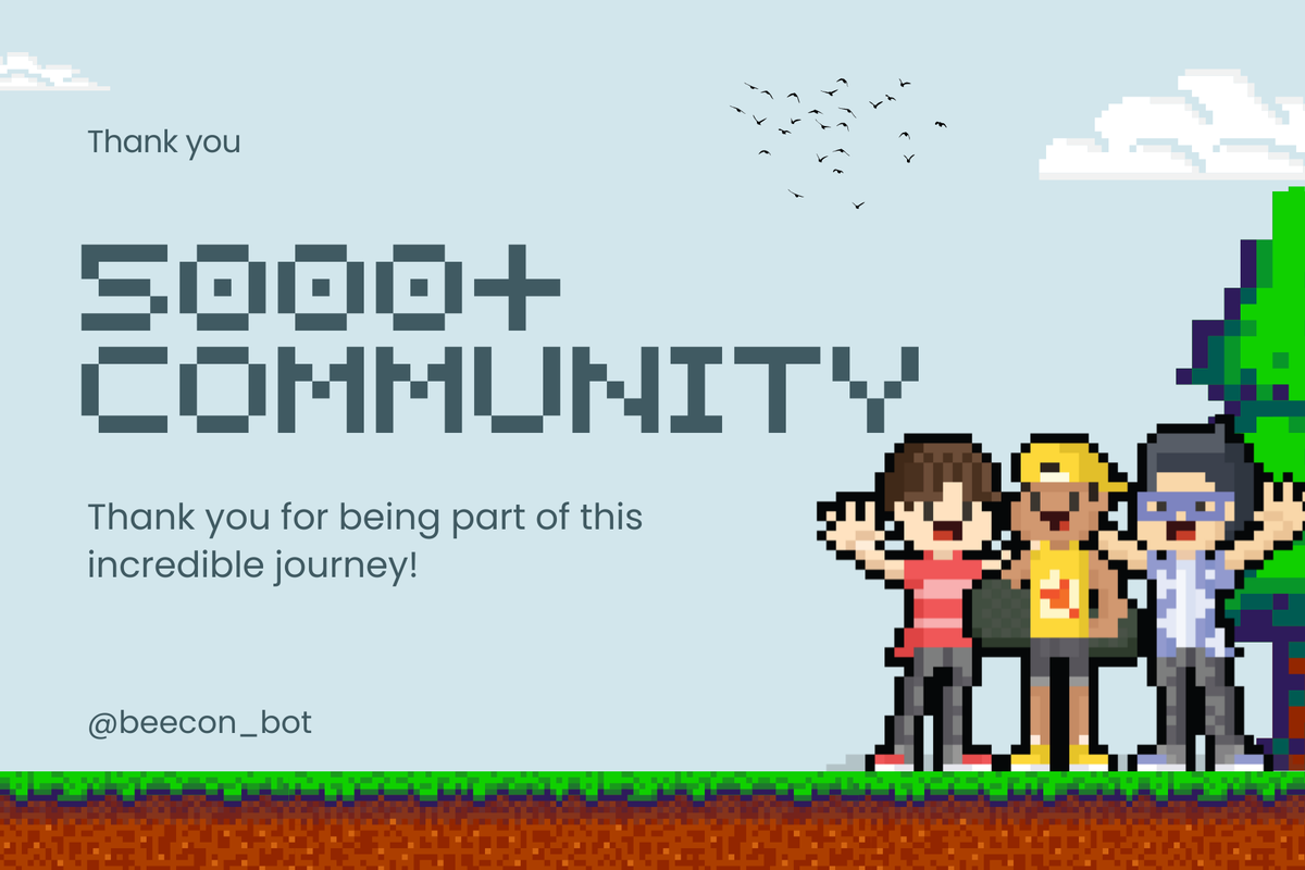 🚀 Beecon is taking off! Over 5,000 communities are already on board—are you? 👀
🙌 Thank you all for the love and support!
🔥 We're working on offering even more powerful features for community admins. Have any feedback or suggestions? Reach out directly to  @arbalists