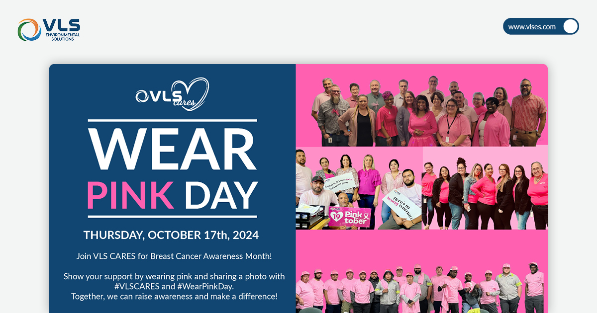 vls_enviro's tweet photo. Join us on October 17th for WEAR PINK DAY with #VLSCARES!
Put on your pink attire and raise awareness and make a difference in our community. Share your photos wearing pink using #WearPinkDay and let's spread the message far and wide!
#VLSCares #CommunitySupport #RaiseAwareness https://t.co/uQLtgIX8OO