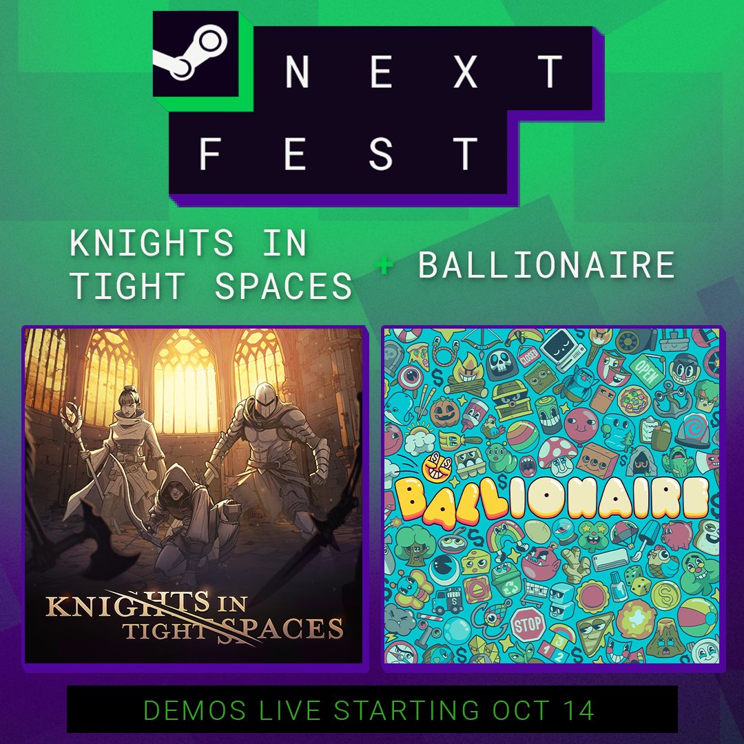 KNIGHTS IN TIGHT SPACES IS OUT NOW! ⚔️ tweet media