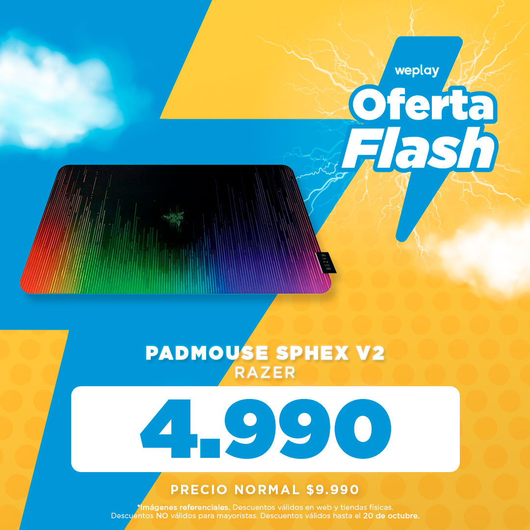 weplaystore_cl's tweet photo. [OfertasFlash] ¡VOLVIERON LAS TAN SOLICITADAS⚡ #OFERTASFLASH ⚡, #WEPLAYERS!😱Disfruta precios imperdibles en los mejores productos hasta el 20 de octubre 😍 Descuentos disponibles en web 🌐 https://t.co/6rYNjDTyQa y tiendas físicas #WeplayStore ¡TODAS LAS SEMANAS NUEVOS DSCTOS! https://t.co/IvSuNgZiCi