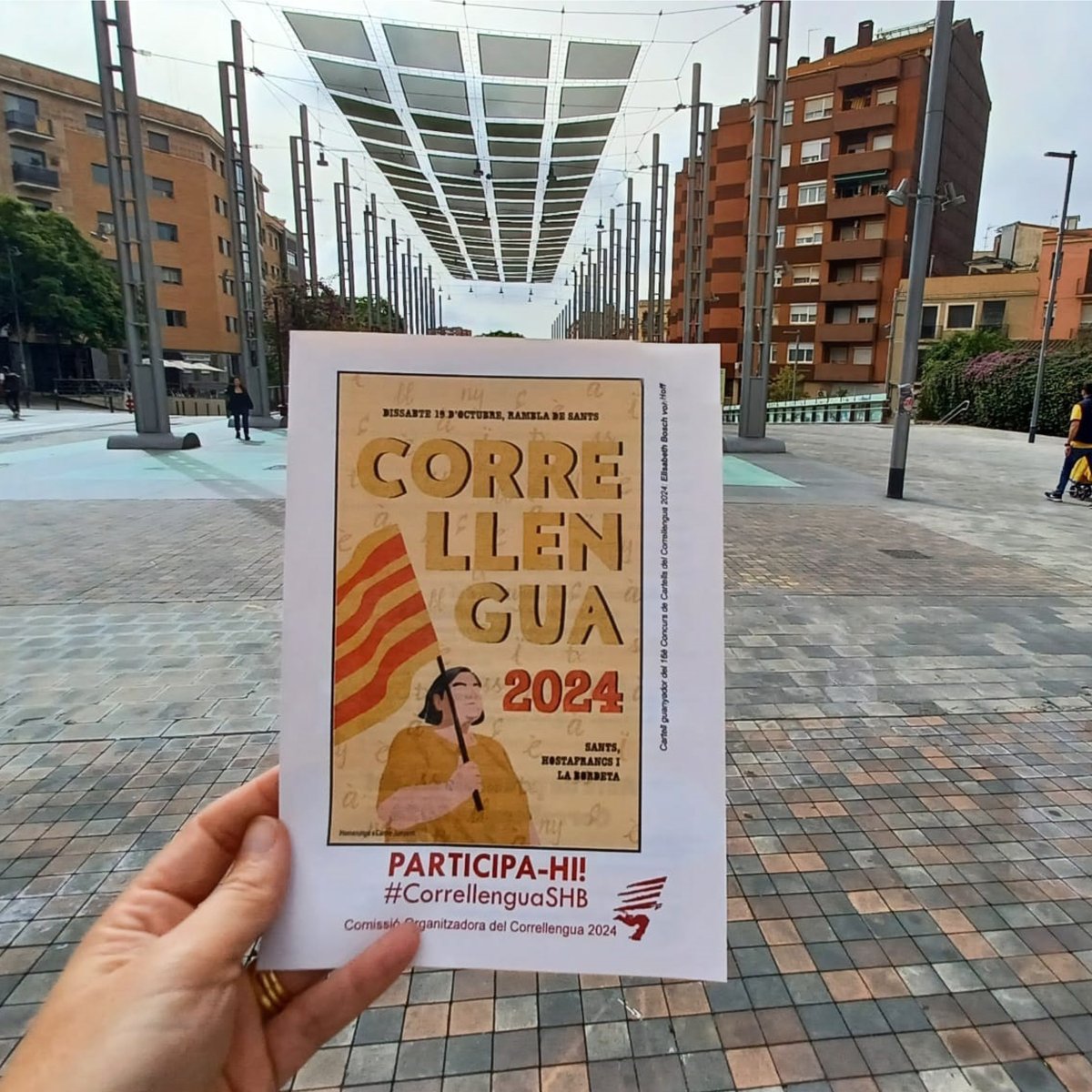 💣Compte enrere per al #CorrellenguaSHB!
✨Aquesta edició homenatja la figura de Carme Junyent: "El futur del català depèn de tu; si tu no el parles, no el parlarà ningú més.”
📢Us esperem el 19 d'octubre a la rambla de #Sants!
✅bit.ly/correllengua24