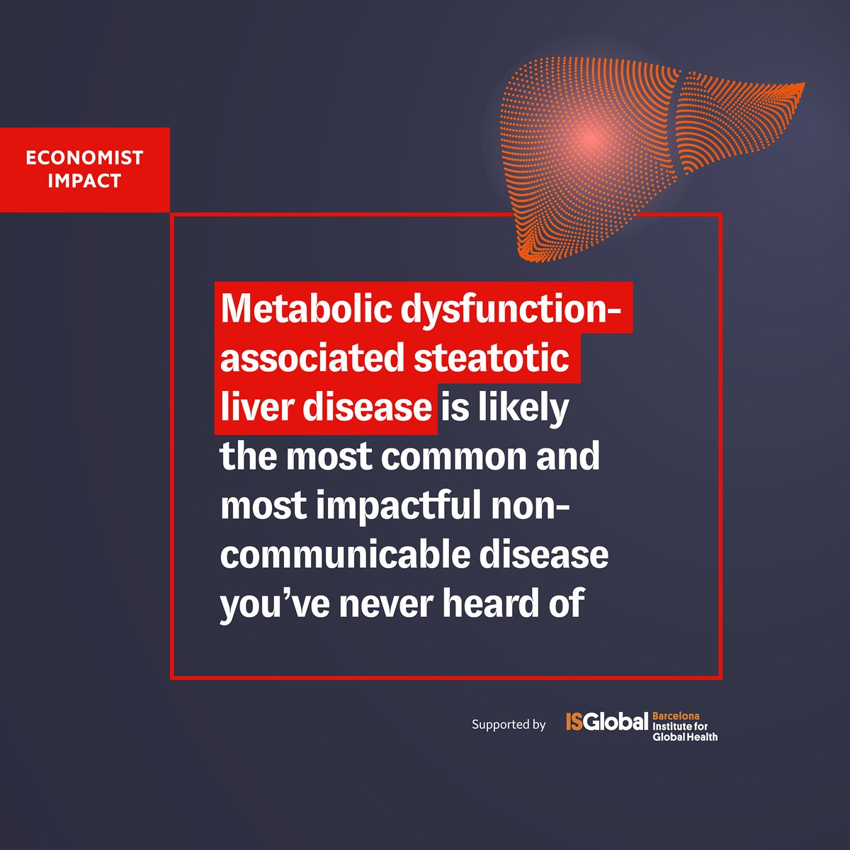 Learn how through joint efforts, policy makers can take steps to help prevent, diagnose and treat #liverdisease, reducing the extensive health and economic impacts econimpact.co/DE

Supported by <a href="/ISGLOBALorg/">ISGlobal</a>