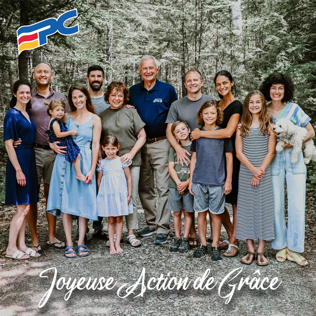 Joyeuse fête de l’Action de grâce

Marcia et moi vous souhaitons une merveilleuse fin de semaine de l’Action de grâce, en famille et entre amis.

Avec toute ma gratitude,

Blaine