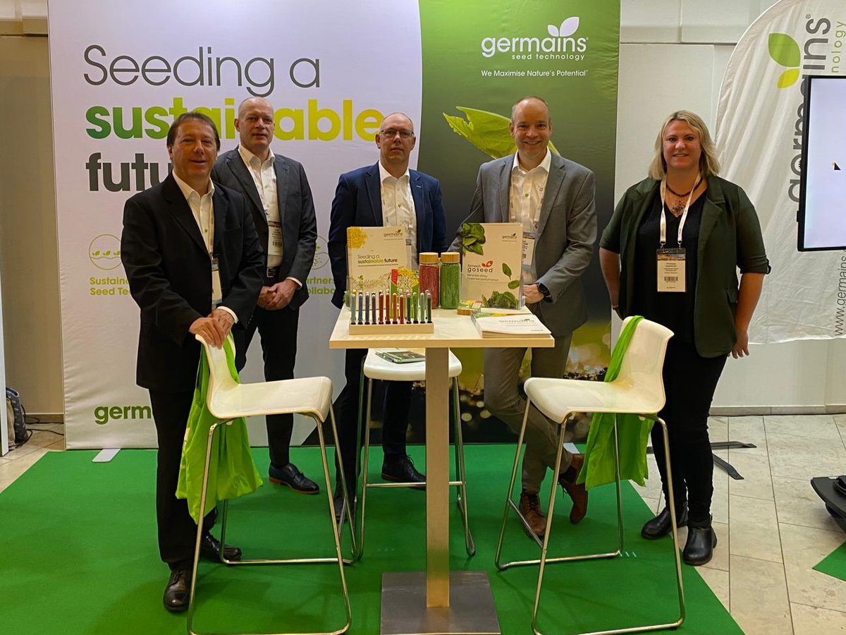 GermainsUKBeet's tweet photo. The Germains team is attending @EuroseedsEU this week! 🌱
Join us at booth 39 to discover how our advanced #SeedTreatments are driving #sustainable agriculture.
We look forward to meeting you. 🤝
#AbioticStress #MicroplasticFree #Euroseeds2024 https://t.co/Gl3Fq5laPE