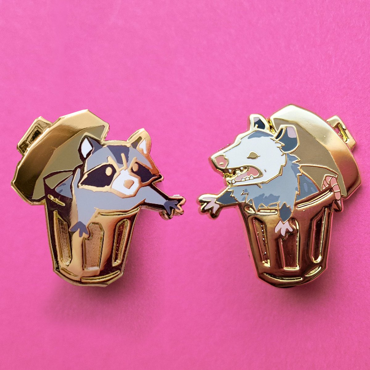 These trashy pins are back in stock 🦝✨