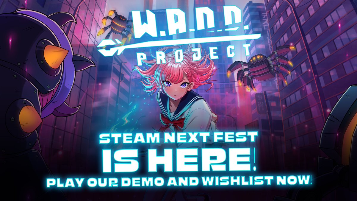 The Steam Next Fest starts Today, so warm up already and unleash your magic in the W.A.N.D. Project demo!
Play it now and test your skills!

store.steampowered.com/app/2581750/WA…

Make sure to wishlist the game for a little extra luck with crafting those perfect spells!

#SteamNextFest