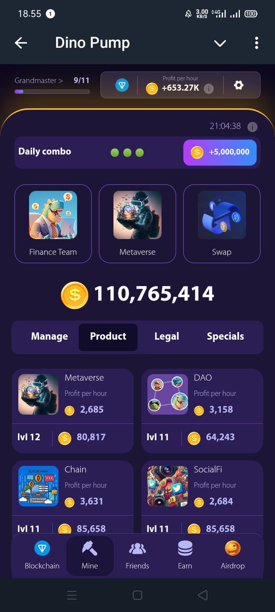 denzy_33's tweet photo. Daily $Combo
Bee Coin
https://t.co/0HYLC74Uir
FLIES
https://t.co/Ho7hUzrq8R
Dino Pump
https://t.co/BYrYoXSnw6
My Corp
https://t.co/HHx8qQaPLt
#Daily_combo #BeeCoin #FLIES #DinoPump #MyCorp #Tap2Earn #TONCOIN https://t.co/sbHt8K3Utg