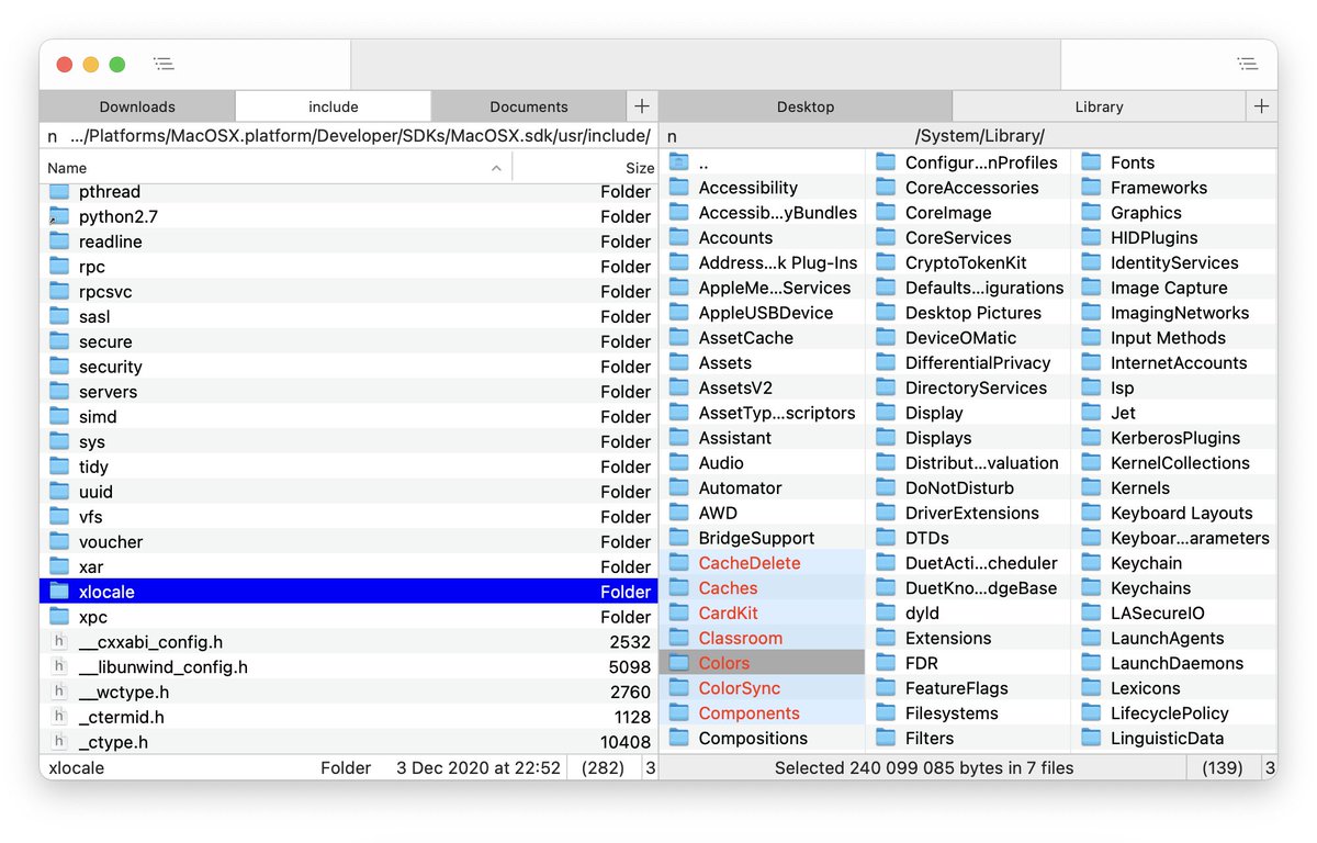 Marta 回归，居然开始更新啦。
marta.sh
另外，我发现了一款双窗口资源管理器 Nimble Commander
magnumbytes.com

这两款软件都是我认为最接近 Windows 文件操作效率神器 Total Commander 的选择。