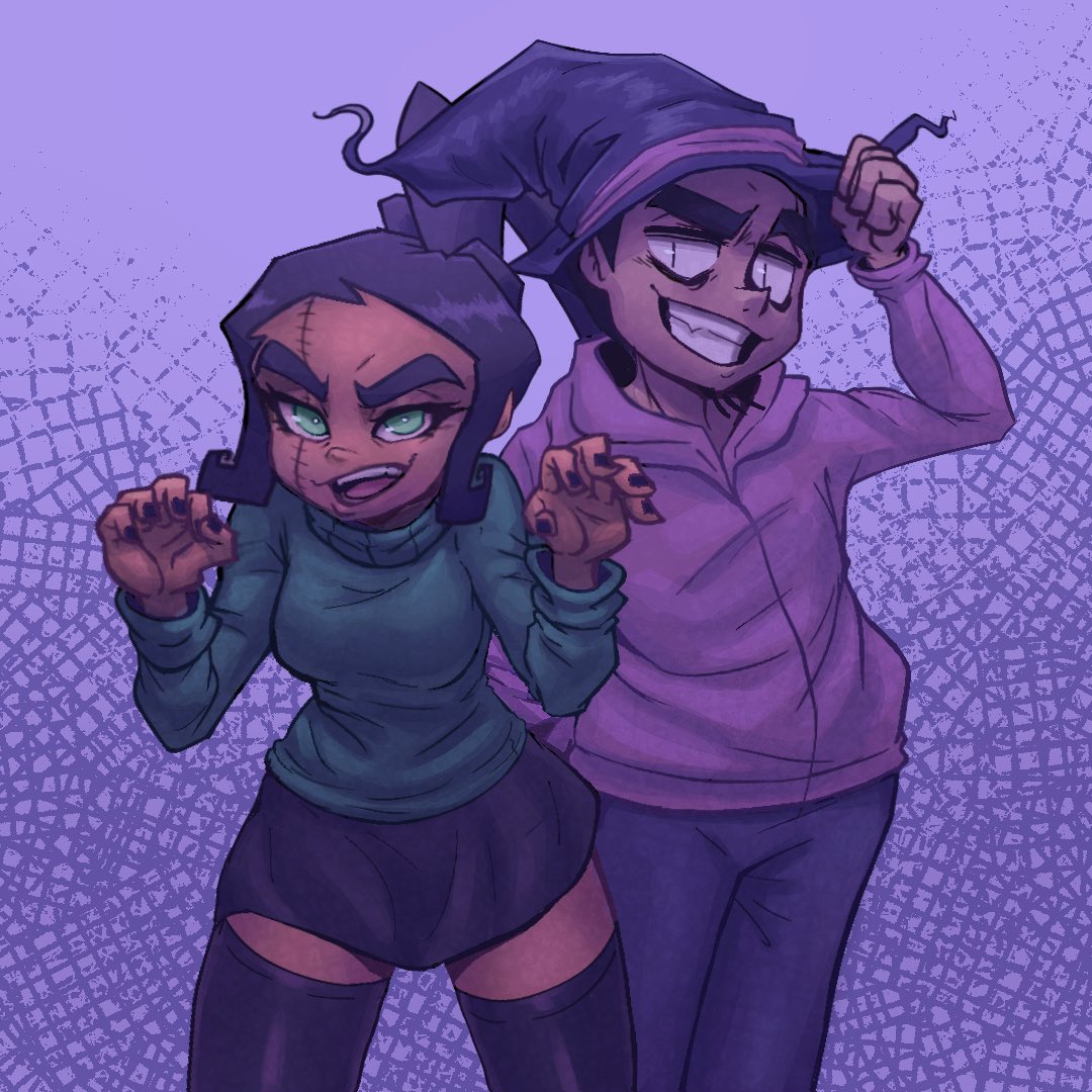 LayZDood's tweet photo. Palette Swap 💀 #LifeofZomboy #WEBTOONCANVAS https://t.co/xqg0gVKoKr