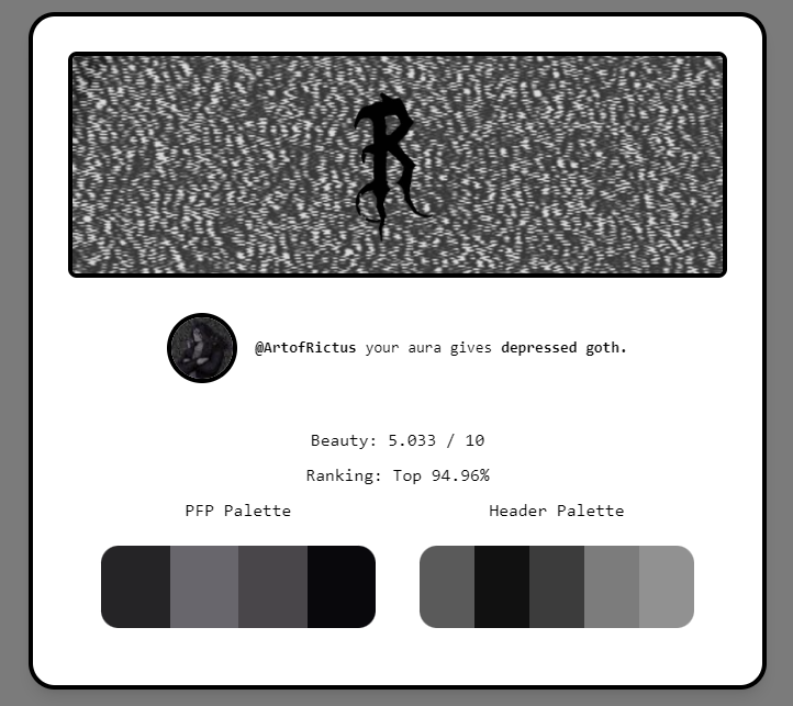 ArtofRictus's tweet photo. Never escaping the goth allegations https://t.co/dERxiSGCLF