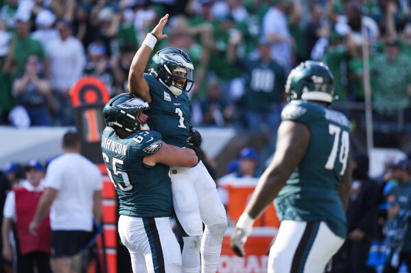 tomstakes's tweet photo. I’ve slept on it. The Eagles win over the Browns yesterday was DIFFERENT…👀

A thread: https://t.co/kyv8kOeQST
