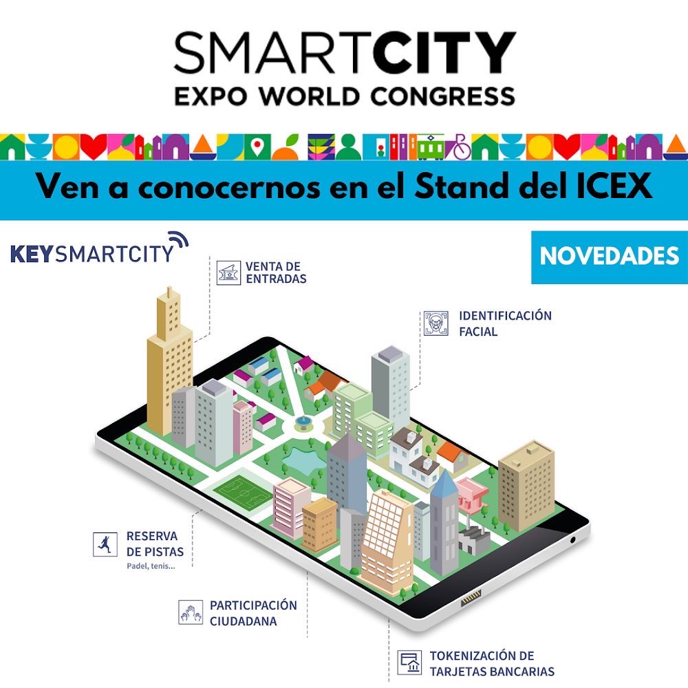 keysmartcity's tweet photo. Desde Webdreams los días del 5 al 7 de noviembre os presentaremos las últimas NOVEDADES de la Plataforma de Tarjeta Ciudadana “KeySmartCity” en Smart City Expo World Congress 2024.
¡Ven a visitarnos!
📍Fira Barcelona Gran Via
#SMEWC24 #Barcelona #SmartCities #KeySmartCity https://t.co/tKB9DDMrd5