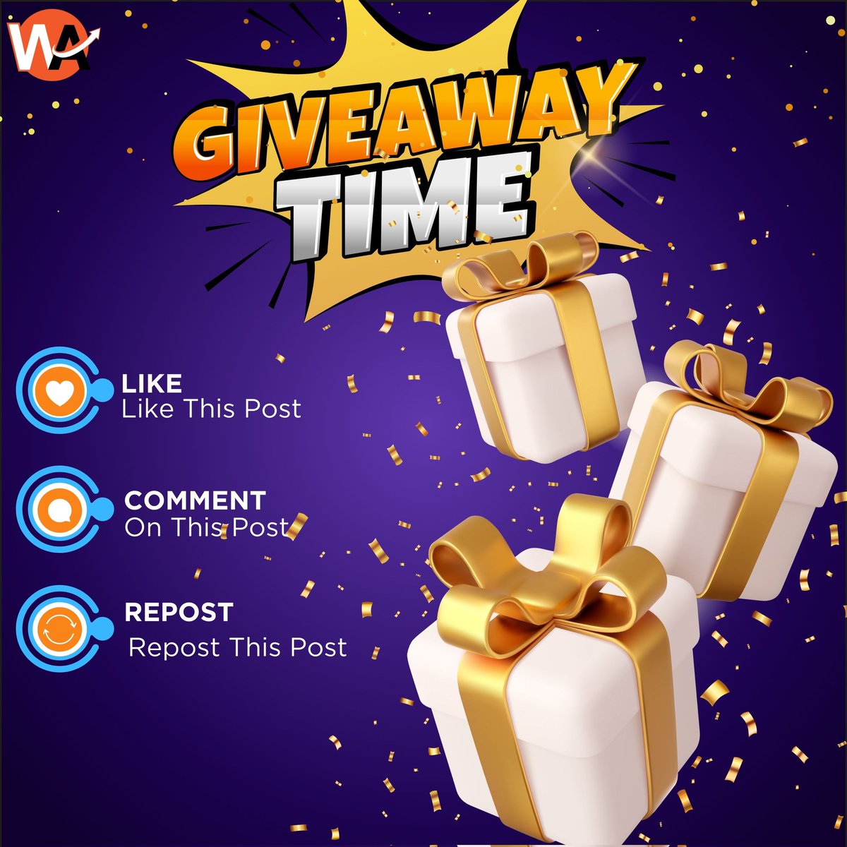 𝗚𝗜𝗩𝗘𝗔𝗪𝗔𝗬 𝗔𝗟𝗘𝗥𝗧 🤑🤑
 
I am going to give $𝟮𝟱𝟬 to the 𝟱 𝑴𝒐𝒔𝒕 𝑨𝒄𝒕𝒊𝒗𝒆 𝒎𝒆𝒎𝒃𝒆𝒓𝒔 of my Twitter (X) community.
 
To win 👇

▶️ Follow <a href="/wiseadvicesumit/">Wise Advice</a>
and <a href="/moneygurusumit/">Sumit Kapoor</a>

▶️ Like, Comment and Repost all of my upcoming tweets.
 
Be more active on my X