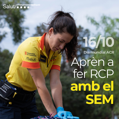semgencat's tweet photo. Les teves mans salven vides! 🙌

Aquest dimecres, vine a aprendre a fer maniobres de reanimació cardiopulmonar, en el Dia Mundial de l'Aturada Cardiorespiratòria. Ens trobaràs en aquestes ubicacions de 10 a 13 h 👇

📍 BARCELONA: Pl. de la Catedral
📍 LLEIDA: Pl. Ricard Vinyes
📍 TARRAGONA: Pl. Corsini
📍 OLOT: El Firal
📍 BADALONA: Pl. de la Vila
📍 GRANOLLERS: Pl. de la Porxada
📍 L’HOSPITALET DE LLOBREGAT: Pl. del Repartidor
📍 MARTORELL: Pl. de les Cultures
📍 CUBELLES: Pl. de la Vila
📍 LA POBLA DE SEGUR: Pl. de la Vila
📍 PUIGCERDÀ: Pl. de Santa Maria
📍 AMPOSTA: Pl. de l’Ajuntament
📍 VIC:  Pl. Major

T'hi esperem! 💪

#RCP #SEM #primersauxilis