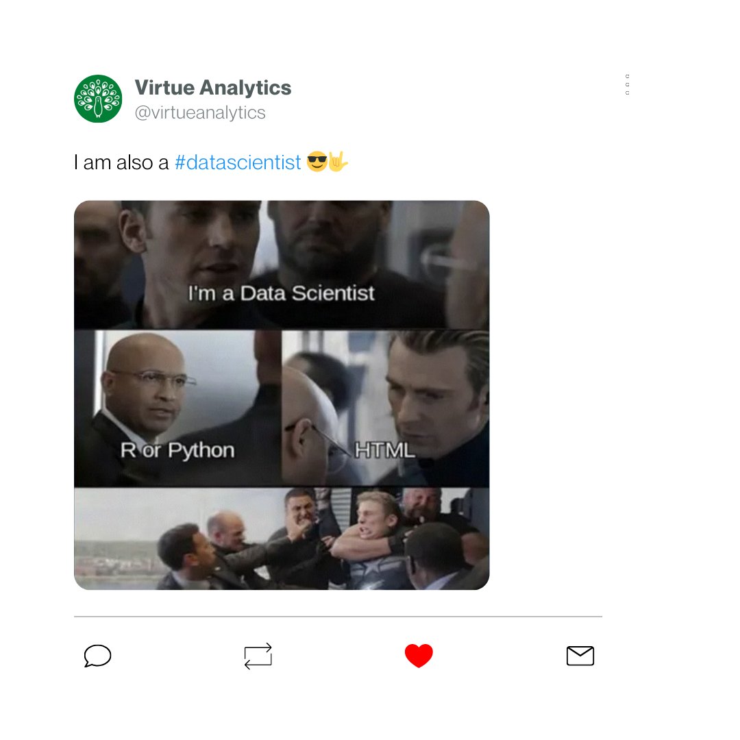 virtueanalytics's tweet image. We all know a friend who's a #datascientist (HTML expert). Tag them 👇🤣
#HTMLhumor #datasciencejokes #techhumor #codingfun #nerdhumor #programmerjokes #webdevlaughs #geekyfriends #techsavvyhumor #codingcomedy
