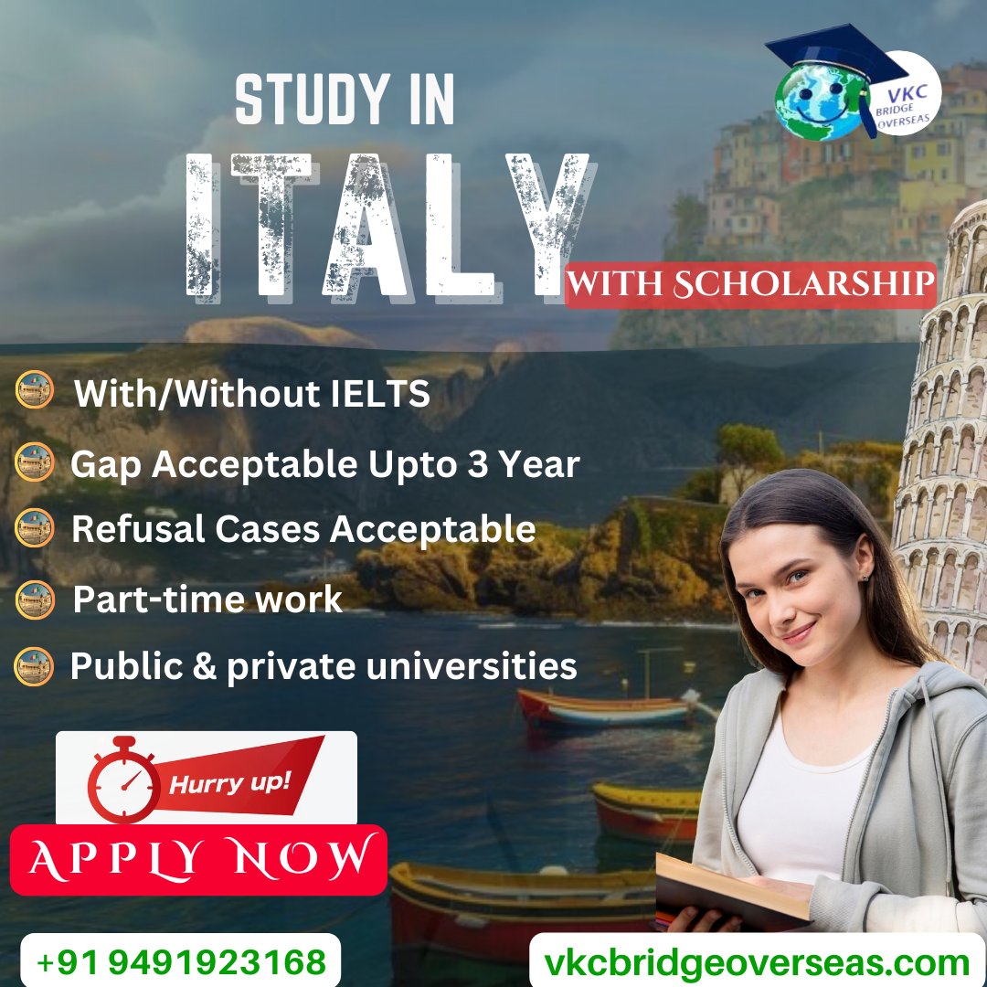 VkcBridge's tweet photo. Studying abroad in #Italy isn’t just an academic decision—it’s a life-changing adventure.

From walking through ancient ruins to studying masterpieces in world-class museums, Italy offers the perfect blend of history, art, and innovation.

#StudyInItaly #studyinitalyforfree https://t.co/c0rLXJn0cI