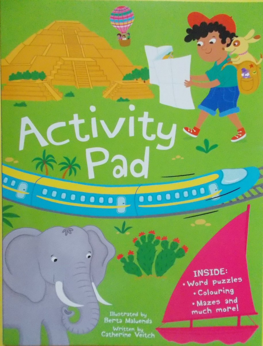 mystripeysocks's tweet photo. Excited to author this World Explorer Activity Pack, from @MilesKellyPub . It contains a fill-in activity book with puzzles, colour-ins and fun facts; game cards and a world map floor puzzle! Great working with Amy Johnson &amp; thanks Berta Maluenda for your wonderful illustrations. https://t.co/wr7NNCxBoR