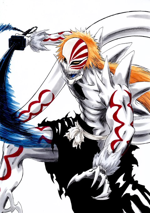 黒崎一護 「#一護の日虚化(暴走)#BLEACH 」|アルプスの小槍のイラスト