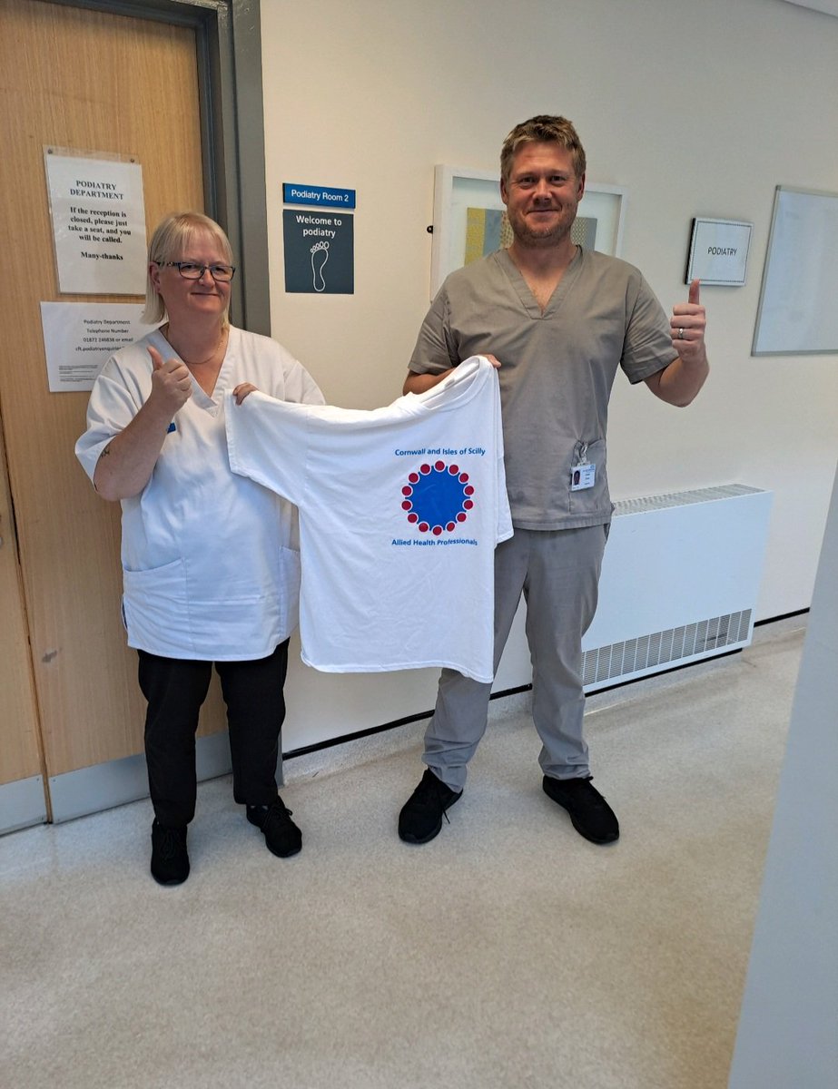 Our fabulous Podiatry team in Liskeard have been putting their best foot forwards for AHPs day #AHPsDay2024 #AHPs #Podiatry