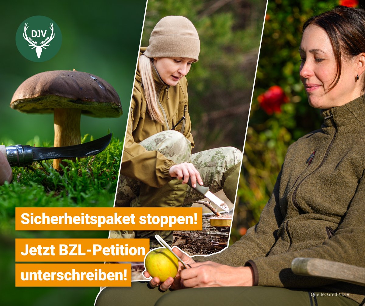Diese Woche stimmt die Bundesregierung über das #Sicherheitspaket ab. Die geforderten Verschärfungen im #Waffenrecht treffen und schikanieren gesetzestreue Bürger. Bitte #Petition jetzt unterzeichnen und teilen sowie Bundestagsabgeordneten informieren! jagdverband.de/verschaerfung-…