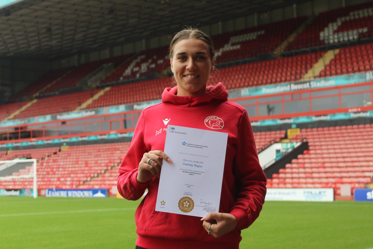 Walsall FC Foundation (@wfcfoundation_) on Twitter photo π Congratulations to our Assistant Officers Sam & Courtney, who recently completed their Level 3 Apprenticeships with <a href="/SportStructures/">Sport Structures</a>!
Both have progressed into a full-time role - over 80% of our full-time staff came through an apprenticeship β½π΄
π walsallfccp.com/about/apprentiβ¦ π Congratulations to our Assistant Officers Sam & Courtney, who recently completed their Level 3 Apprenticeships with <a href="/SportStructures/">Sport Structures</a>!
Both have progressed into a full-time role - over 80% of our full-time staff came through an apprenticeship β½π΄
π walsallfccp.com/about/apprentiβ¦