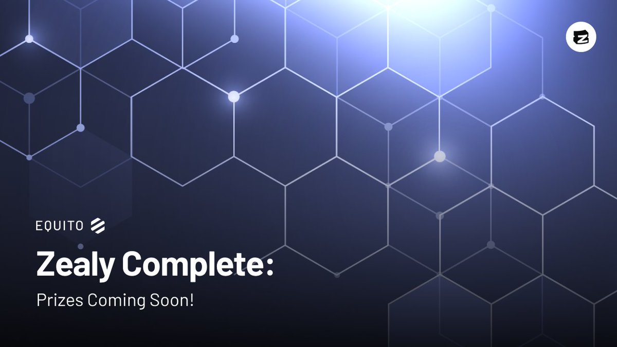iLayer_io's tweet photo. Zealy is complete! 🥳
The winners will soon receive their well-deserved prizes.

Thank you all for participating!

#Zealy #Equito https://t.co/puMGH6qYya