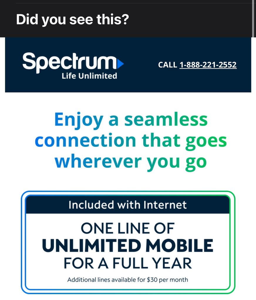 jdavis1220's tweet photo. And now we have @Ask_Spectrum being completely out of touch with reality.  Sending this email about Internet and phone and enjoying seamless connection.  I guess that would be a seamless zero connection. https://t.co/lUo3pd2VFw