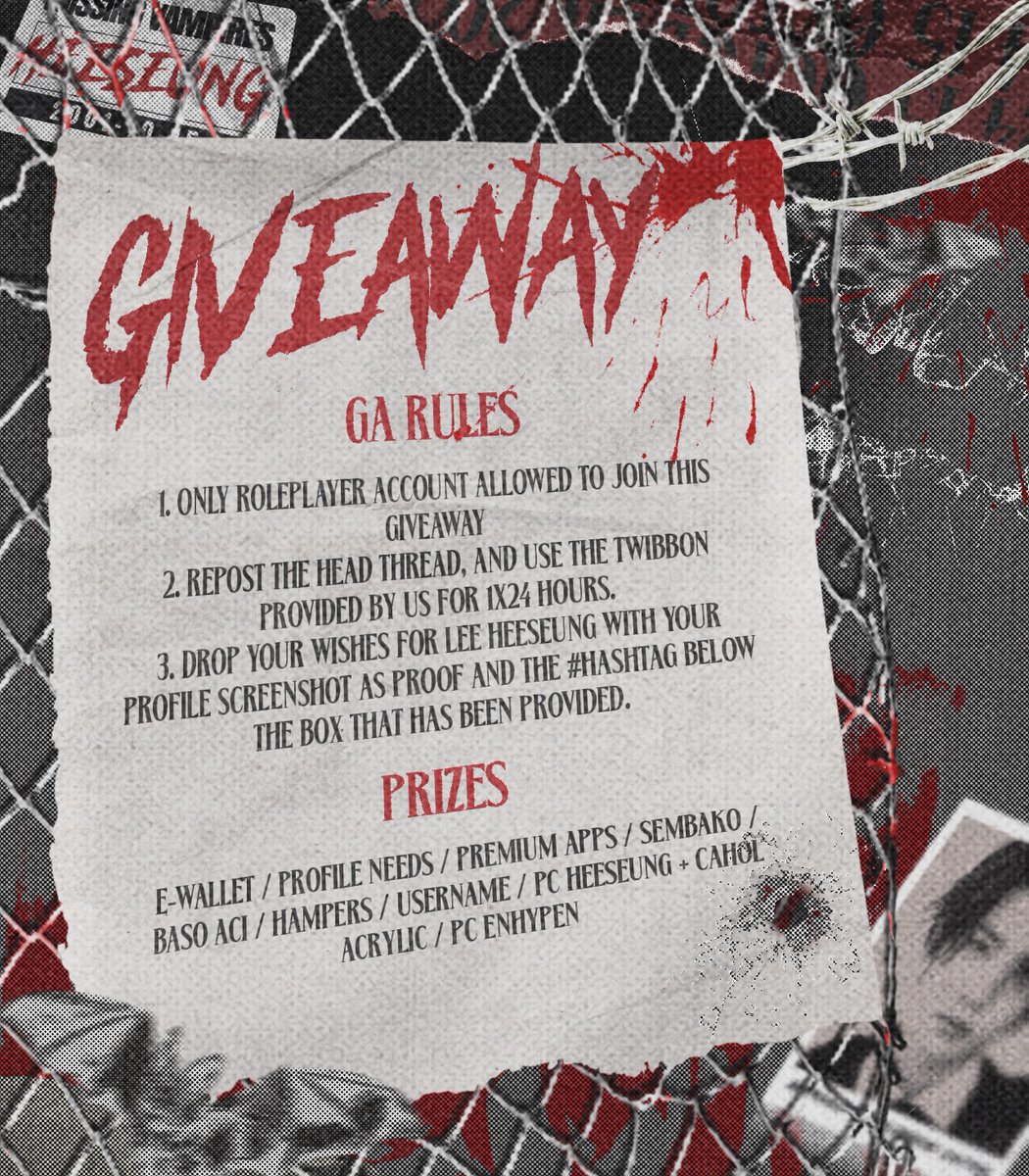 AcesHeeseung's tweet image. ️
Tonight is so bright, let’s make it a delight! As our regards for celebrating 𝐇𝐞𝐞𝐬𝐞𝐮𝐧𝐠 𝟐𝟑𝐫𝐝 𝐇𝐞𝐚𝐭𝐰𝐚𝐯𝐞 bash, there are dozens of 𝙥𝙧𝙞𝙯𝙚𝙨 waiting for you to claim. Make sure to follow the instructions below and wish you luck! It might ease your sorrow.
️