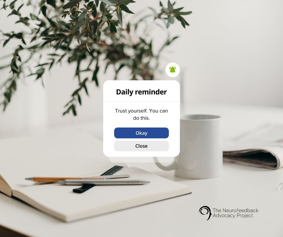 Every small win adds up. Keep going and trust yourself. You're doing great! 🌟Find your calm with neurofeedback at buff.ly/3sPNgQd 

#Neurofeedback #MentalHealthMatters