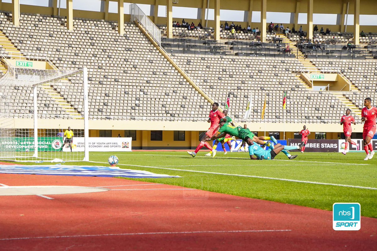 NBSportUg's tweet photo. FT' #KENCAM 🇰🇪🇨🇲 0-1
The five time AFCON champions Cameroon will be playing at AFCON Morocco in 2025.
#NBSportUpdates #AFCON2025Q 📸: @FfreyPhotos https://t.co/h0bliLDxNI