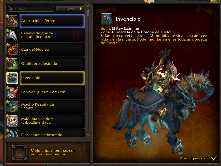 Mi novia, que a veces no me toca.
El wow: