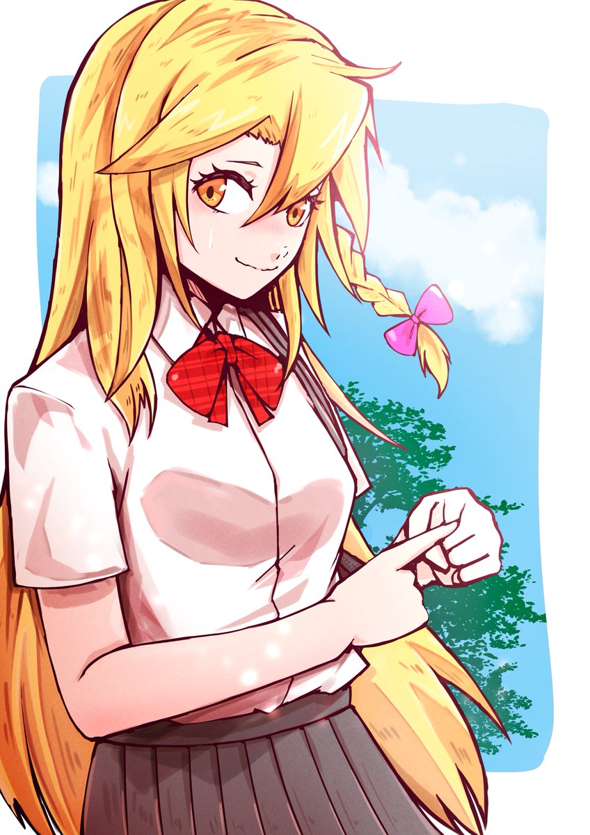 制服RIちゃんをイメージして描いてみました