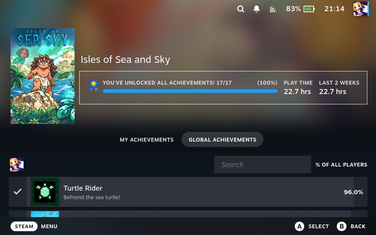 🥇 Isles of Sea and Sky store.steampowered.com/app/1233070/Is…