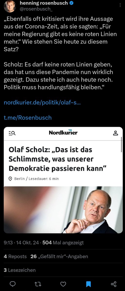 TheExpl01622452's tweet photo. @seeheimer Richtig ☝️
Die #Grundrechte sind in Gefahr☝️
#RoteLinien
#TrustedFlagger
#ÖkoFaschismus https://t.co/wuEhFy4JvV