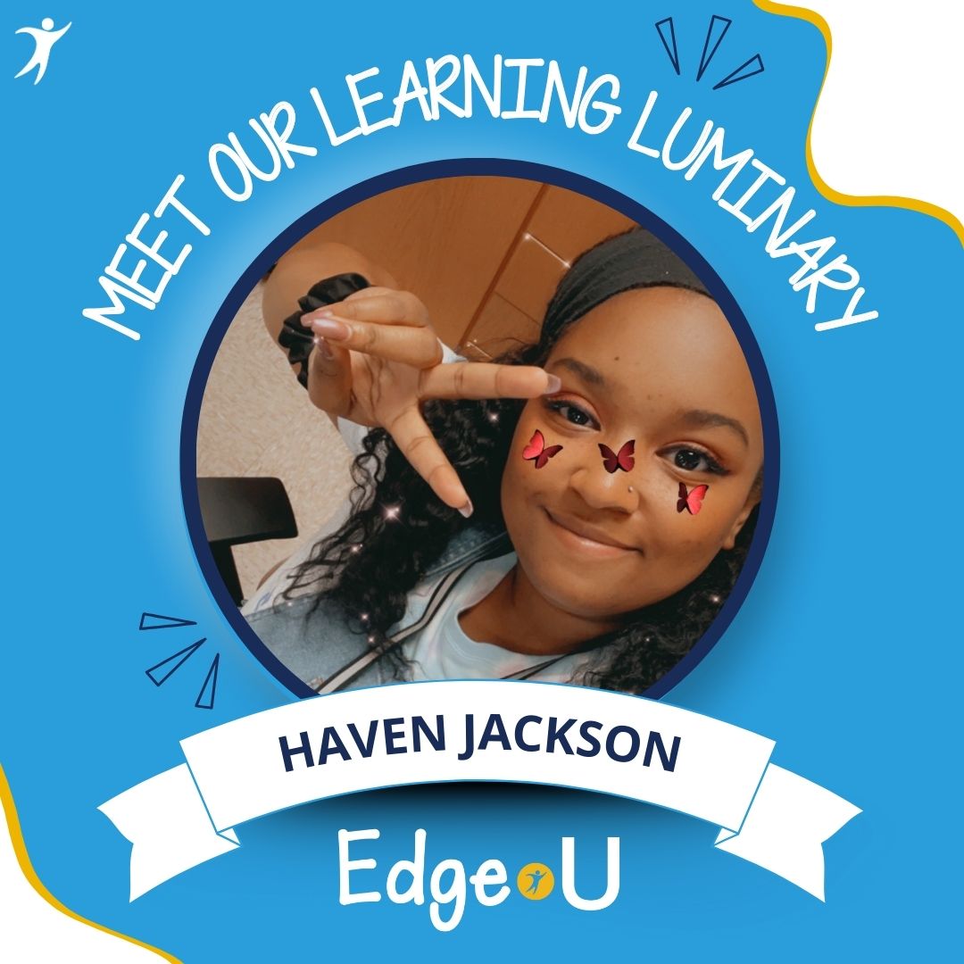 EdgeUBadges's tweet photo. Hey, let's meet our #EdgeU October Learning Luminary, Haven Jackson @_lookingahead 💙

She demonstrates exceptional skill in leveraging Edge•U Badges to create impactful learning with her students at Indianapolis Public Schools!

Read more about her experience HERE:
https://t.co/aKQyY0KqQZ