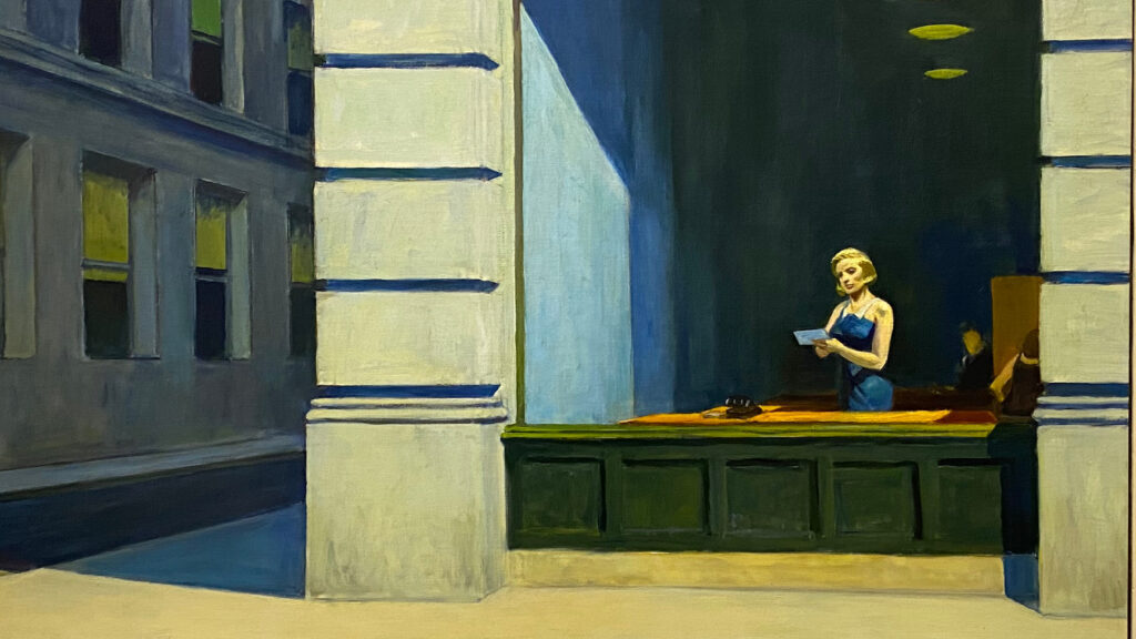 New York Office - 1962 #artbots #hopper