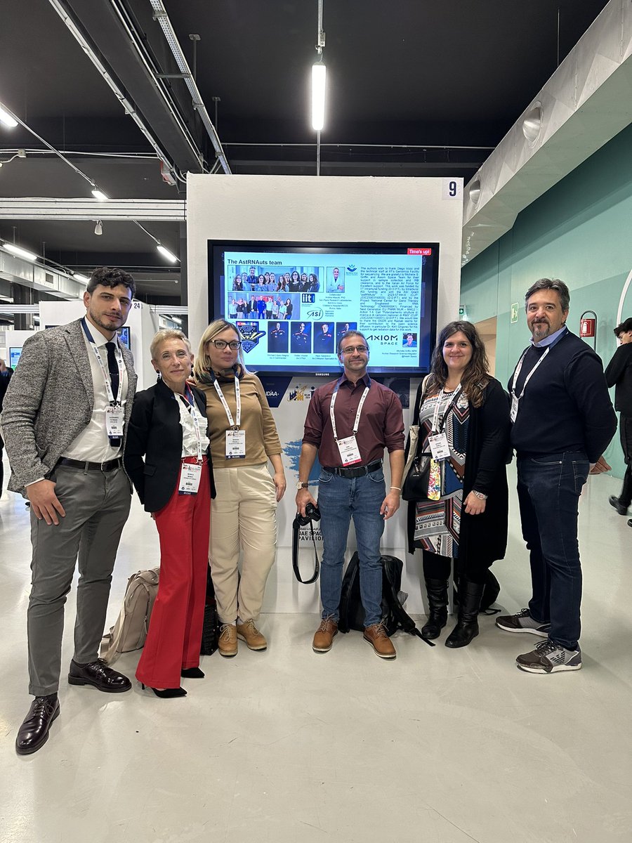 De Pietri Tonelli Lab (@mirnalab_iit) on Twitter photo Proud of our Kiril Tuntevski presenting the #astRNAuts project at #IAC2024 in collaboration with <a href="/ASI_spazio/">Agenzia Spaziale ITA</a> <a href="/bambinogesu/">Bambino Gesù</a> Proud of our Kiril Tuntevski presenting the #astRNAuts project at #IAC2024 in collaboration with <a href="/ASI_spazio/">Agenzia Spaziale ITA</a> <a href="/bambinogesu/">Bambino Gesù</a>