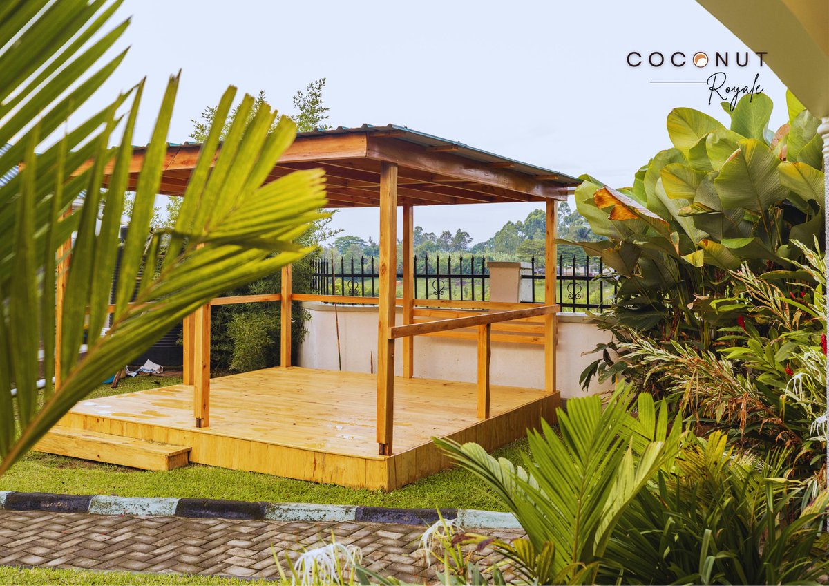 Leave the city behind and embrace tranquility in this charming gazebo.  🥂
Perfect for gatherings and creating memories.  

To book, reach us on 0752606669 | 0771861972 

#home #airbnb #outoftown