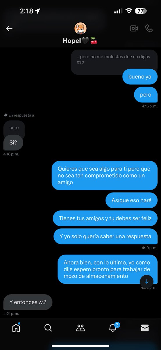 Furry_Diversity's tweet photo. @HopelessFoxArts Aquí algunas pruebas de tu forma de ser, verdad? 

Que bonito es borrarles las conversaciones a alguien y quedar como víctima a espaldas de tus amigos, a mi no me tiene que defender nadie, que hagan lo que quieran 

Yo soy feliz con lo que tengo y no necesito a nadie para ello https://t.co/8U0B9EKdEd