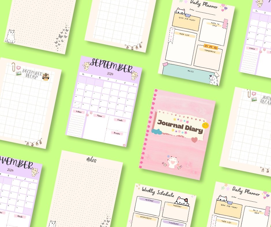 Bangtans__ARMY7's tweet photo. 👋 cat lovers!😺 Introducing the digital product Cat Themed Printable Journal diary! 

Explore your creativity with our Cat Themed Printable Digital Journal the purrfect way to stay organized and inspired! For only ₱100 😻 👉https://t.co/wM2E7PJKmz

#DigitalSelling #raketph https://t.co/qrynQO6DGa