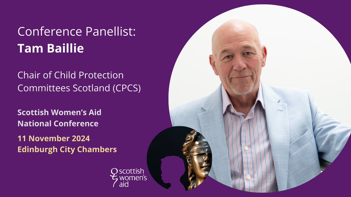 scotwomensaid's tweet photo. 📢 We are pleased to announce that Tam Baillie will be joining us as a panellist at our upcoming National Conference. Tam is the current Independent Chair of the Child and Adult Protection Committees in Renfrewshire and the Chair of Child Protection Committees Scotland (CPCS). He will contribute to the discussion on the vital role of social work in matters related to child contact, drawing on his extensive expertise and experience in this field.

📆Join SWA and leading Scottish and international experts in law, justice and social work to explore and draw attention to the systemic issues at play regarding #childcontact, highlighting the need to reform justice processes in Scotland. More info and book your place 👉 https://t.co/Oddaoun4wk