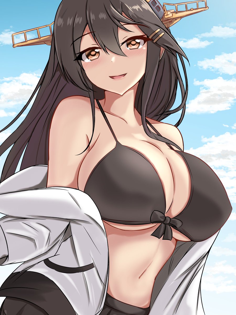 榛名(艦これ) 「#あなたの評判良かった4選がみたい 」|MONTE@大湊のイラスト