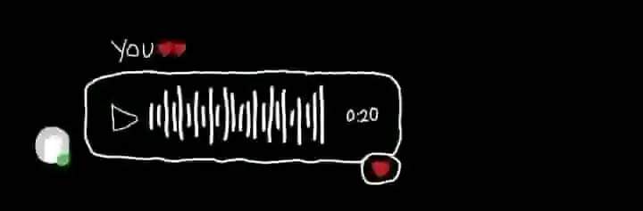 Your voice is my fav sound".❤️