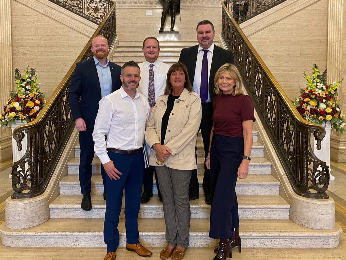 Ulster Unionist Party (@uuponline) on Twitter photo Ulster Unionist Party MLAs were delighted to meet with Angela and Alan from <a href="/playboard_/">PlayBoard NI</a> this morning to discuss the importance of play in helping promote physical, mental, and emotional well-being among children and young people.
#makeNIwork
@johnstewartuup <a href="/RobbieButlerMLA/">Robbie Butler MLA</a> Ulster Unionist Party MLAs were delighted to meet with Angela and Alan from <a href="/playboard_/">PlayBoard NI</a> this morning to discuss the importance of play in helping promote physical, mental, and emotional well-being among children and young people.
#makeNIwork
@johnstewartuup <a href="/RobbieButlerMLA/">Robbie Butler MLA</a>