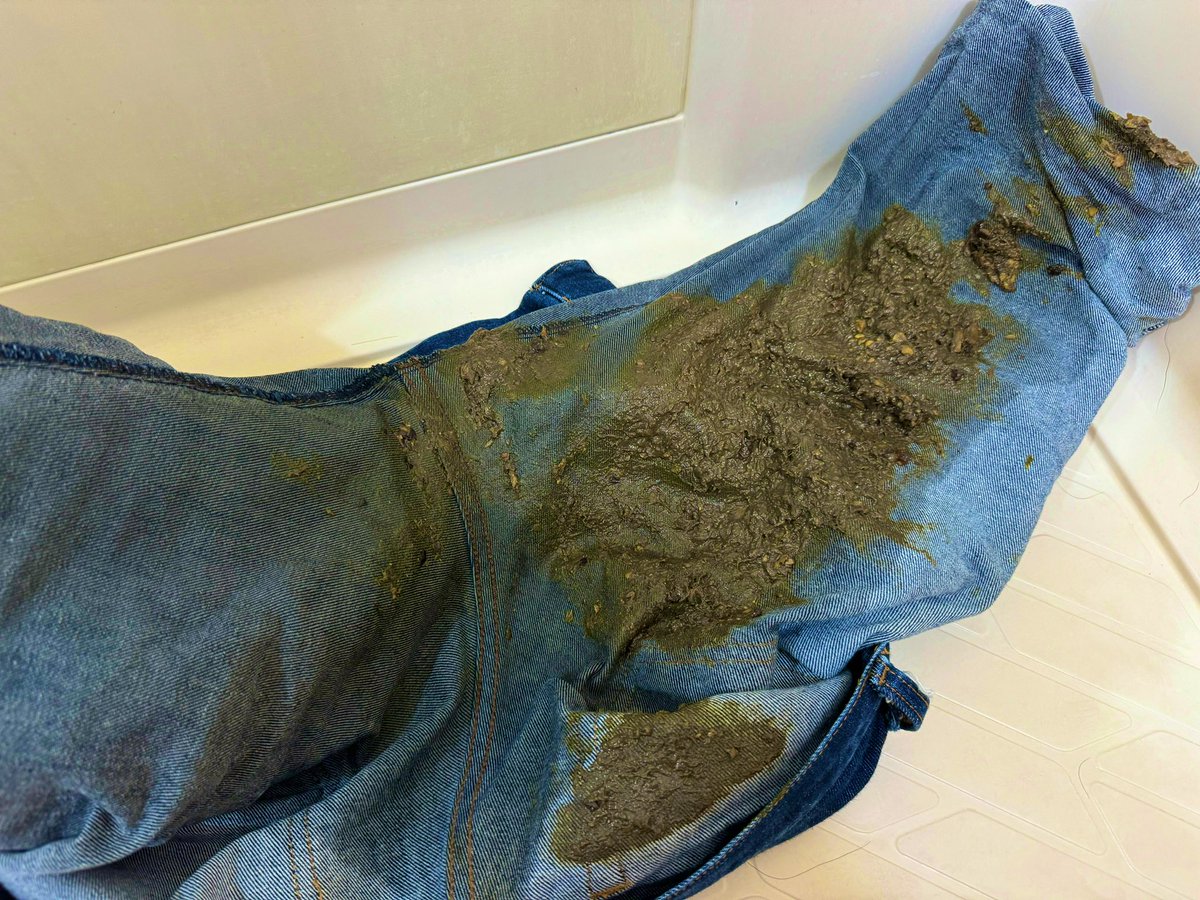 ringoame_scat's tweet photo. 実はおもらししちゃったのはうんちでした
トイレに着く頃にはもうおしりから結構出ちゃってて、ドアの鍵をかけたくらいでうんちしたすぎて止めようとしてるのに勝手にいきんじゃって、ずももももってすごい量出ちゃいました
全部がぐちょぐちょで、ぱんつはうんちでぱんぱんです…
#うんち #おもらし https://t.co/UDfStNs3v2
